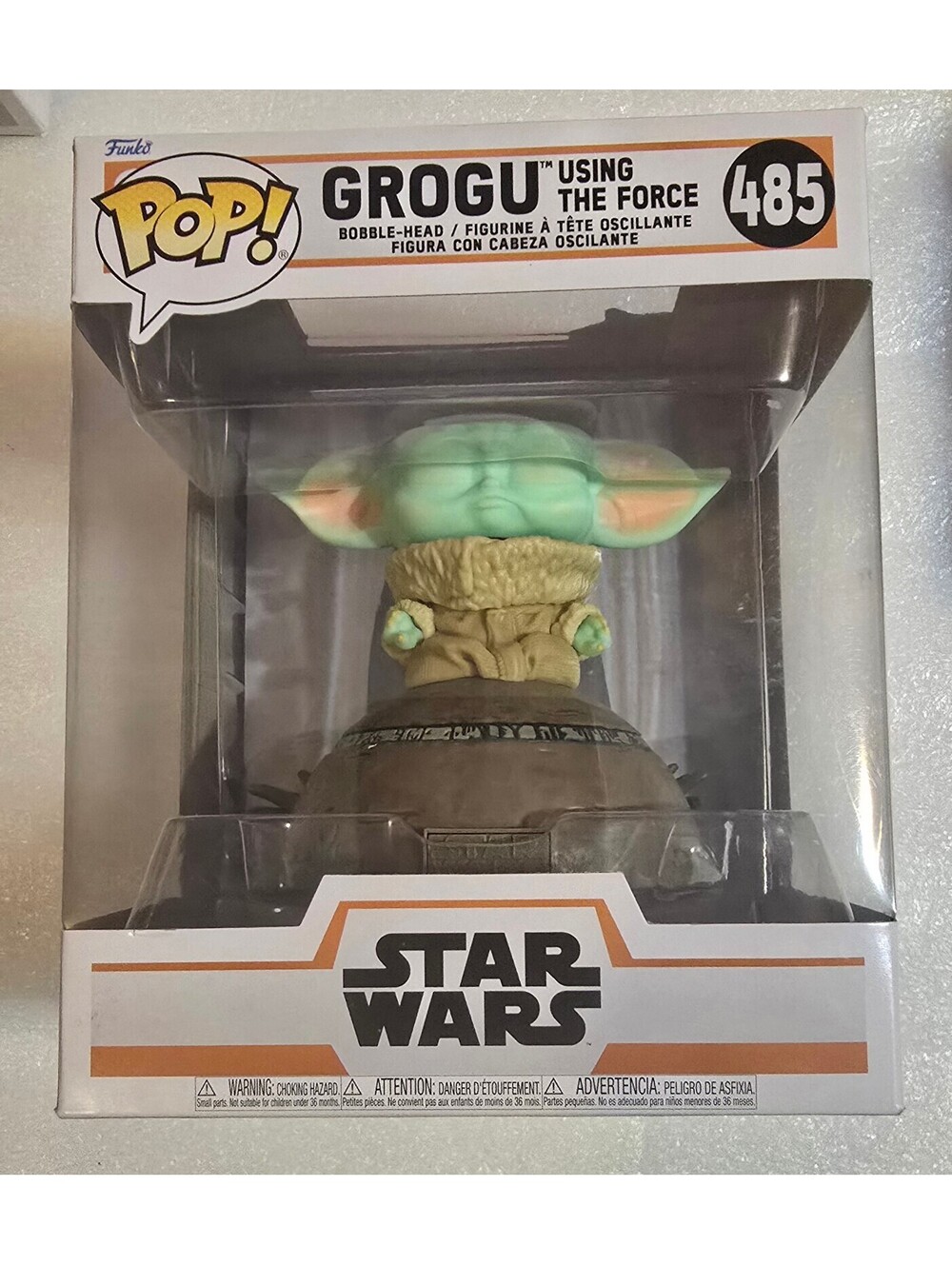 Star Wars Funko Pop 485 Grogu Using The Force NIB